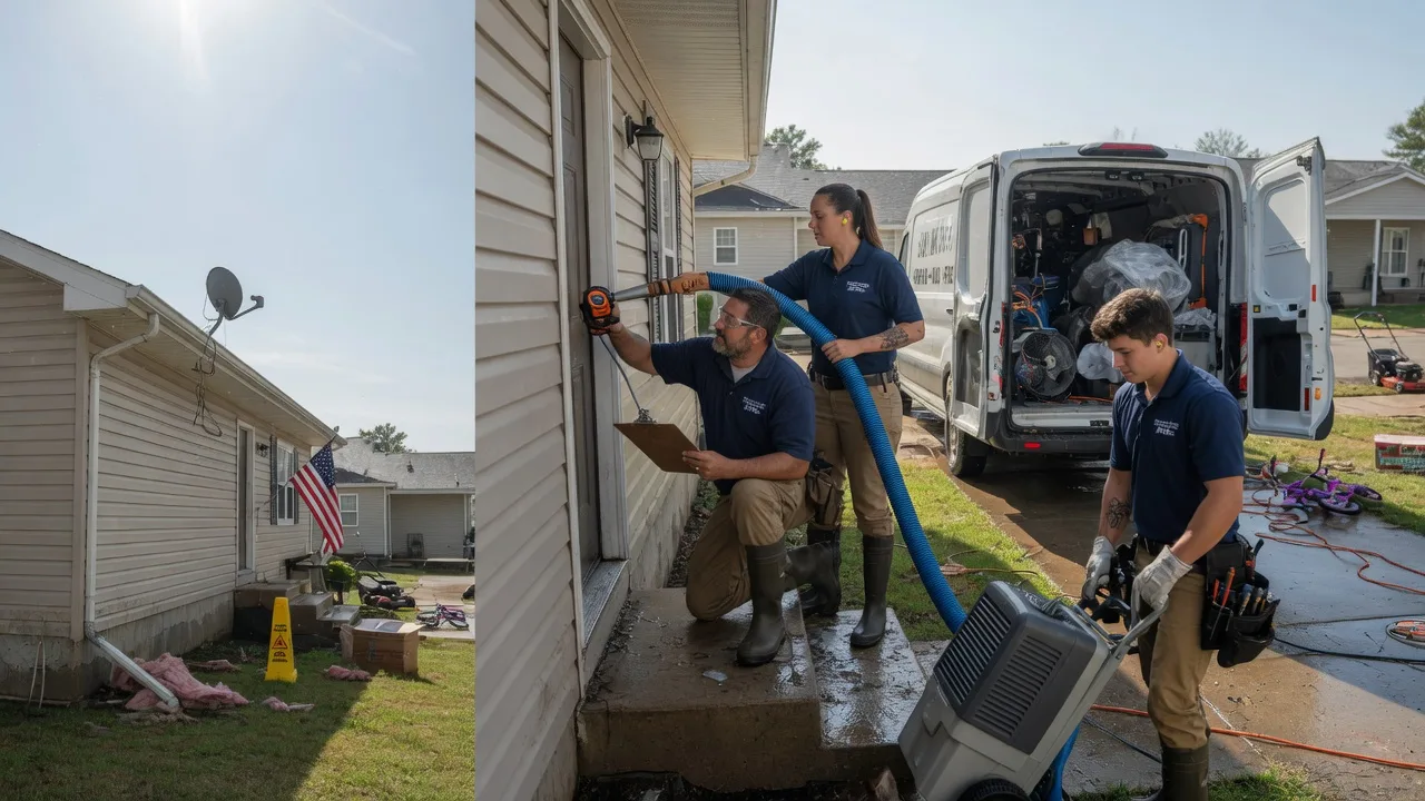 Ceiling Water Damage Restoration in Whiteside, TN near me
